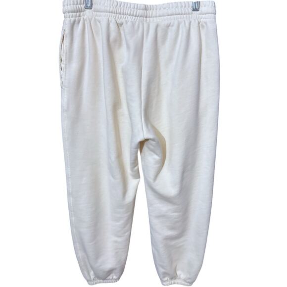 Frasier Sterling Loungewear Butterfly Cropped cozy Sweatpants Yellow Light S - Picture 2 of 7